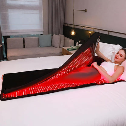 Red Infrared Light Therapy Bag for Whole Body, 70Inch*32Inch*12Inch,2520 Leds for Full Body Red Light Therapy Mat at Home